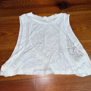 white lululemon veil top